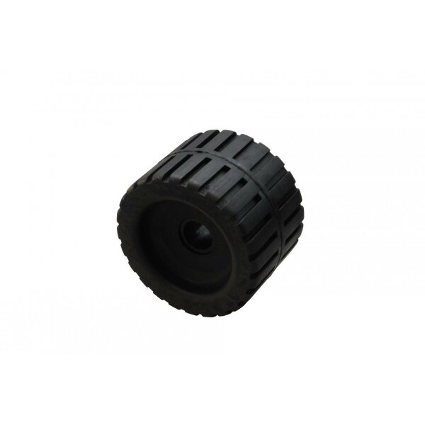 Wobbelrolle aus Gummi mit Profil, Ø 110 mm, B: 80 mm