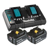 Makita Power Source-Kit 18V - 1x DC18RD, 2x 6Ah Akku